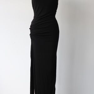 Backless Black Dress